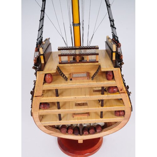 Old Modern Handicrafts HMS Victory Cross Section Model Ship