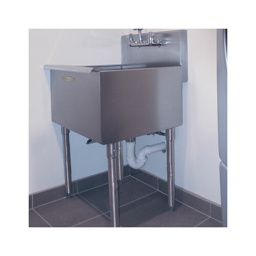 Line by Advance Tabco Freestanding 24 x 21 Utility Sink