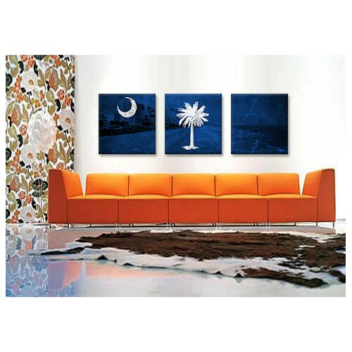 iCanvasArt South Carolina Flag, Myrtle Beach Graphic Art on Canvas