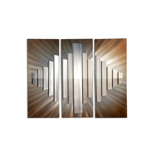 nova jon gilmore sunburst city wall art set