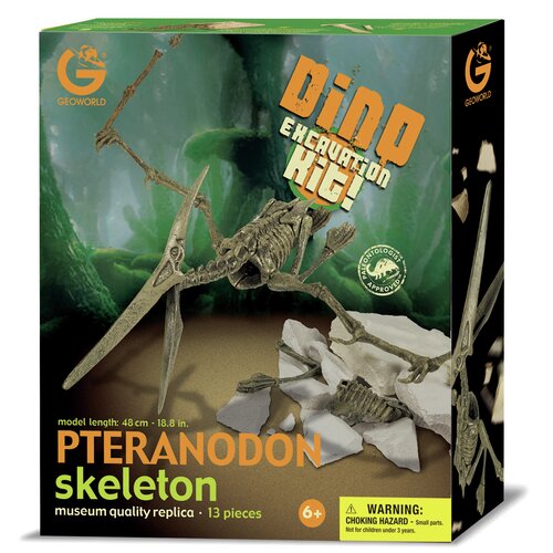 Geo World Dino Excavation Kit Pteranodon Skeleton