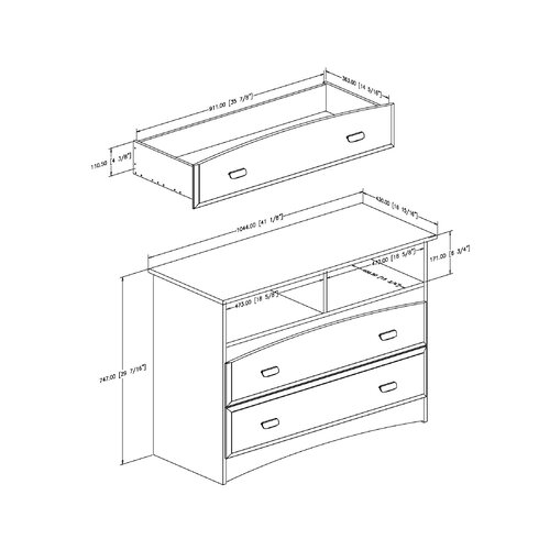 South Shore Imagine Loft Bed