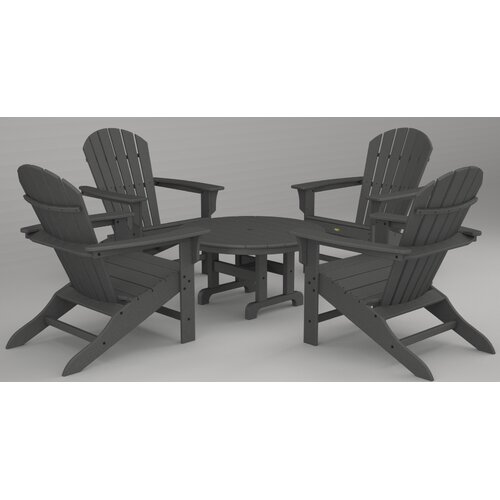 Trex Trex Outdoor Cape Cod 5 Piece Adirondack Conversation Group with