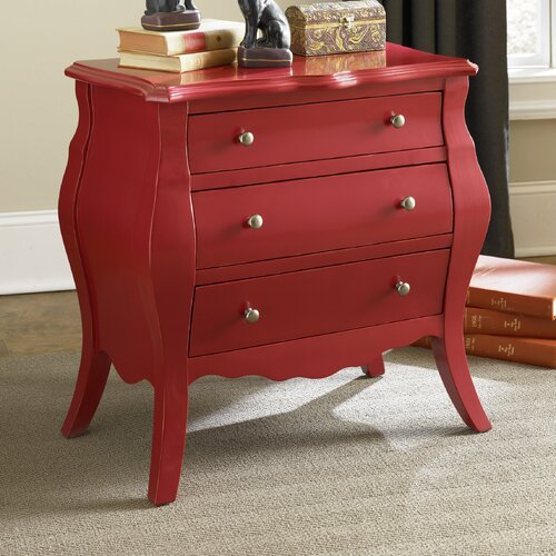 Hammary Hidden Treasures 3 Drawer Bombe Chest