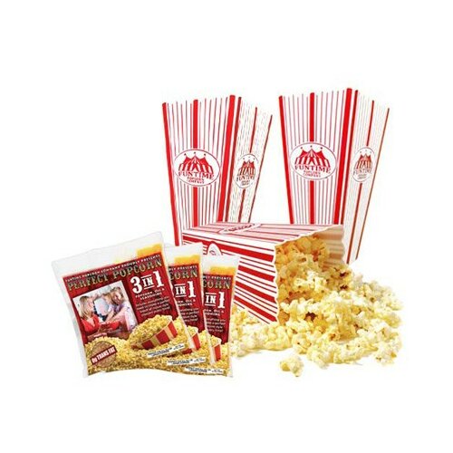 Funtime Popcorn Machines 8 oz. Sideshow Hot Oil Kettle Popcorn Machine