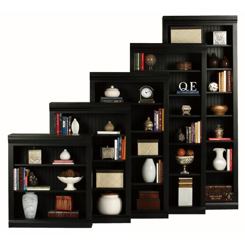 Loft Black Office Collection 84 Bookcase in Distressed Painted Black