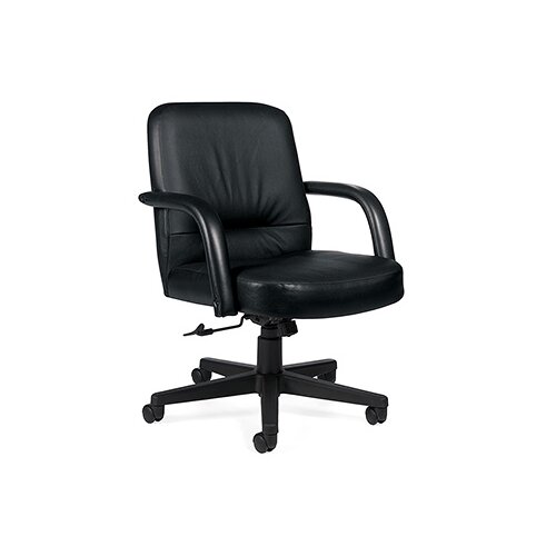 Global Total Office Low Back Leather Executive Office Chair