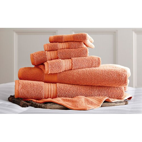 Amrapur Overseas Inc. 650 GSM Luxury Spa 6 Piece Towel Set