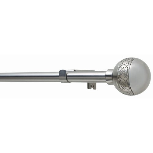 Beme International Ball Curtain Rod and Hardware Set