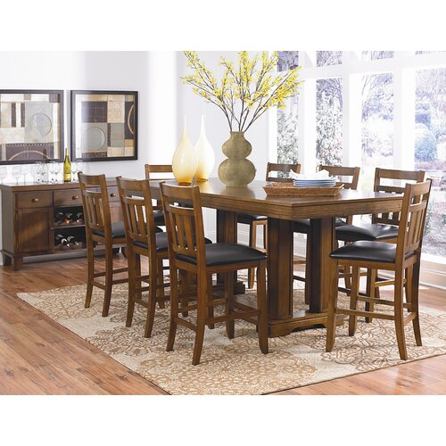 Woodbridge Home Designs Kirtland 9 Piece Counter Height Dining Set