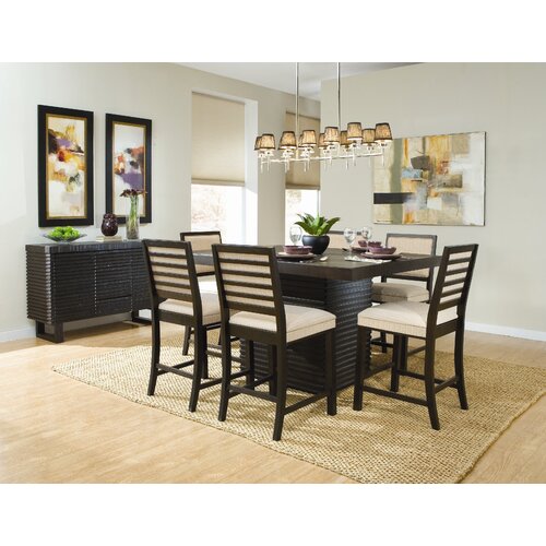 Woodbridge Home Designs Miles 7 Piece Counter Height Dining Set