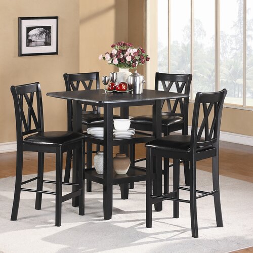 Woodbridge Home Designs Norman 5 Piece Counter Height Dining Set