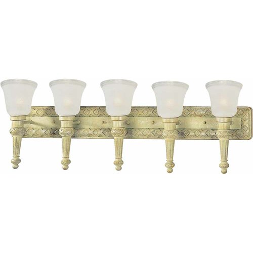 Volume Lighting Alexandria 5 Light Bathroom Vanity Light