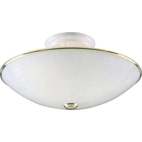 Volume Lighting 3 Light Ceiling Fixture Flush Mount