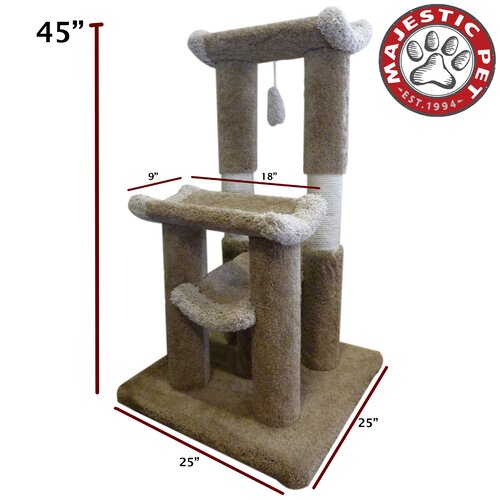 Majestic Pet Products 45 Kitty Jungle Gym Cat Tree