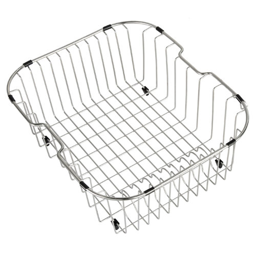 Kraus Kitchen Accessories 17 Stainless Steel Rinse Basket for Kitchen