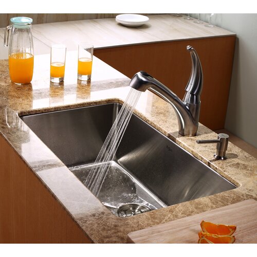 Hansgrohe Allegro One Handle Single Hole Kitchen Faucet with Pull Out