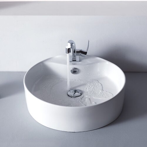 Kraus Bathroom Combos Single Hole Waterfall Illusio Faucet with Single