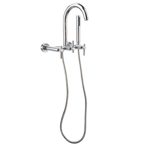 Giagni Contemporary Single Handle Wall Mount Clawfoot Tub Faucet Lever