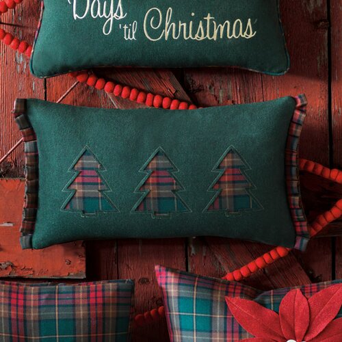 Eastern Accents Home for The Holidays Three Plaid Trees Decorative