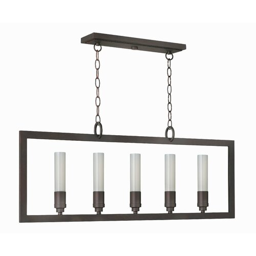 Fredrick Ramond Flair Island 5 Light Chandelier