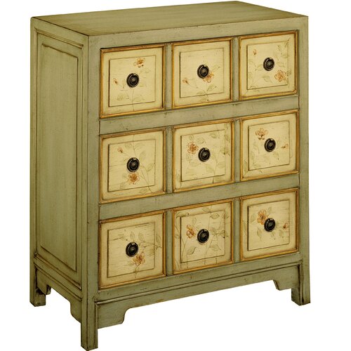 Stein World Lauren Hand Painted 3 Drawer Chest