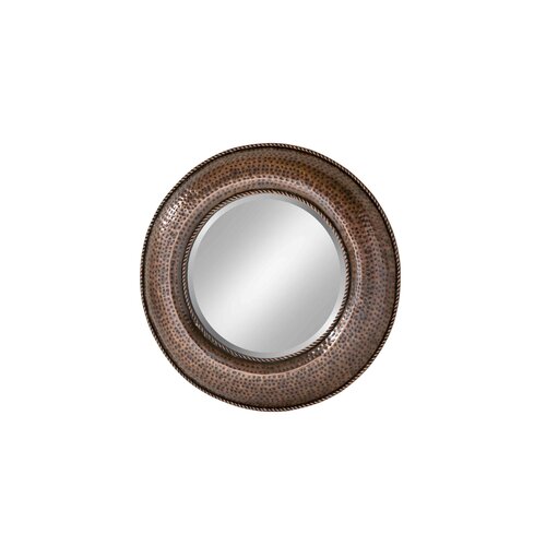 Stein World 30.5 H x 30.5 W Hammered Round Mirror