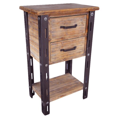 International Caravan Rustic Forge Console Table