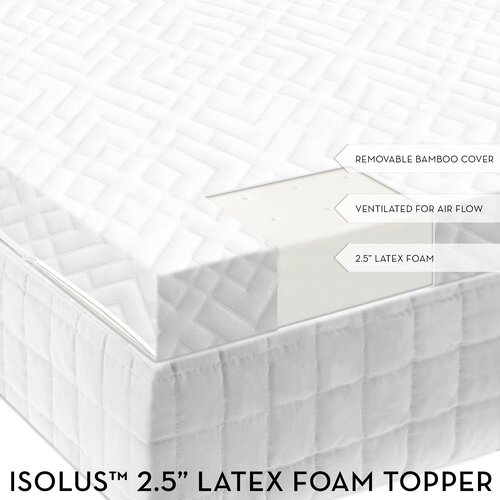 Latex Foam Mattress Topper | Wayfair
