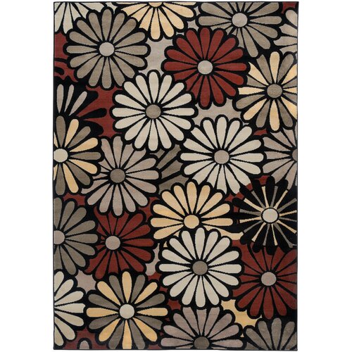 Rizzy Rugs Bayside Black Floral Rug