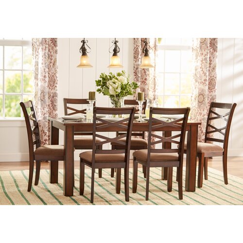 Three Posts Crossback 7 Piece Dining Set