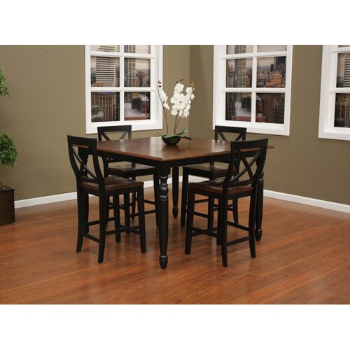 American Heritage Berkshire 5 Piece Counter Height Pub Set