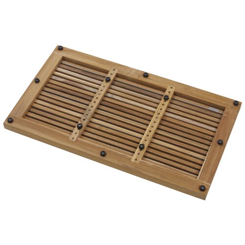 Infinita Corporation Le Spa Teak Door Mat in Natural