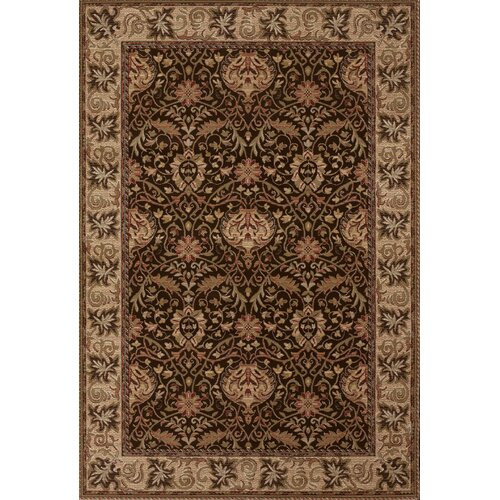 Couristan Everest Chocolate Herati Palm Rug