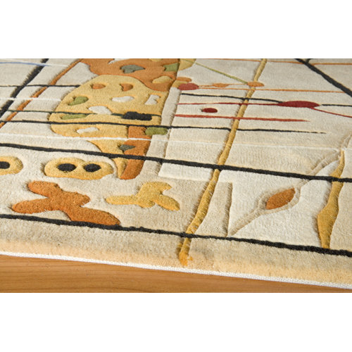 Momeni New Wave Beige Rug