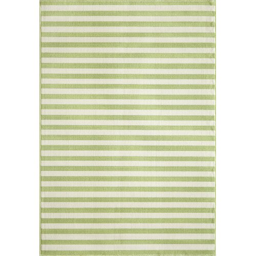 Dash and Albert Rugs Woven Cotton Thyme Ticking Rug