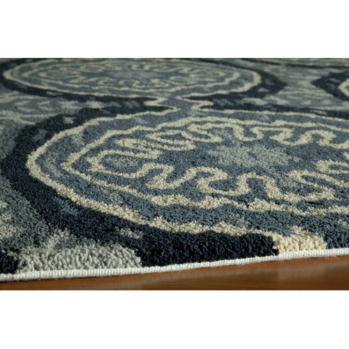 Momeni Habitat Denim Uzbek Suzani Rug