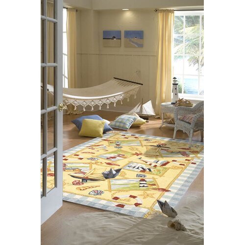 Momeni Coastal Sand Lighthouse Novelty Rug