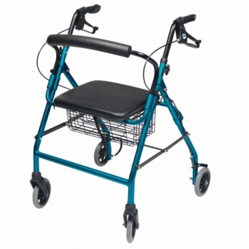 Lumex Walkabout Wide Four Wheel Rolling Walker