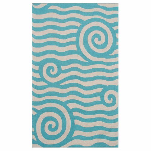 The Rug Market Resort Yala Blue / White Rug