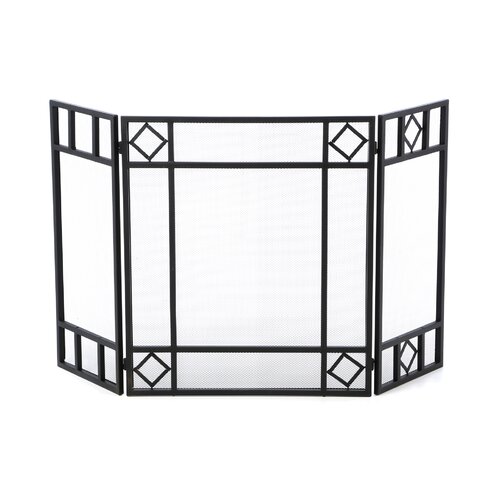 Uniflame 4 Panel Fireplace Screen