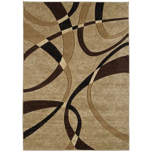 United Weavers of America Contours LaChic Chocolate Rug