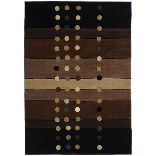 United Weavers of America Contours Cascades Chocolate Rug