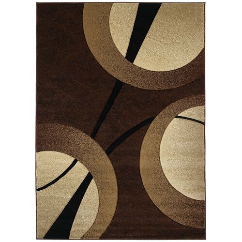 United Weavers of America Contours Zaga Chocolate Rug