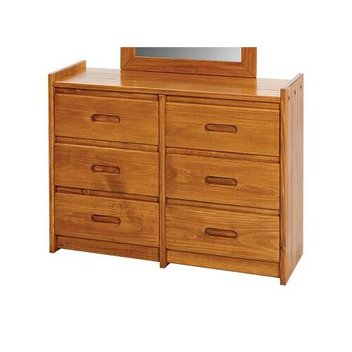 Sunset Trading Rustic 6 Drawer Dresser