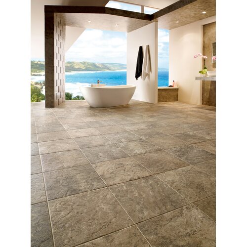 Armstrong Alterna Reserve 16 x 16 Classico Travertine Vinyl Tile in