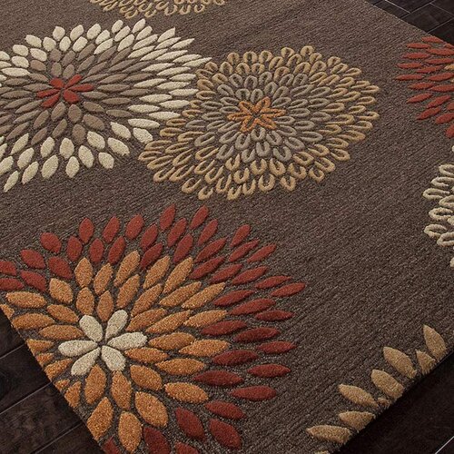 Jaipur Rugs Traverse Brown Floral Rug