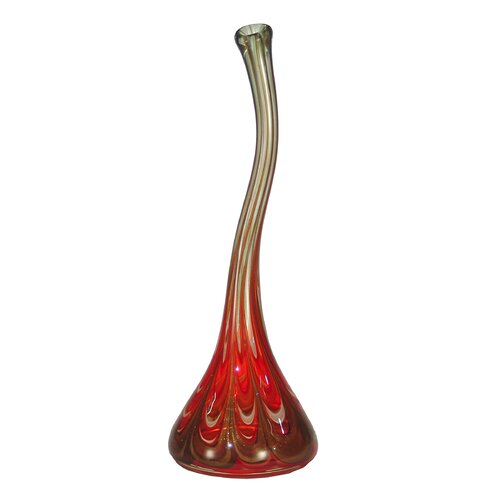 Dale Tiffany Fire Dance Slender Gourd Vase