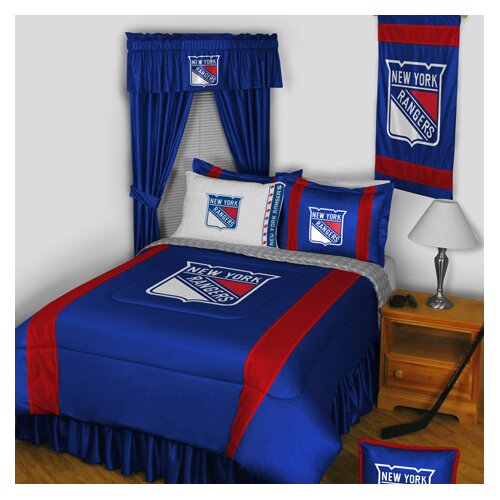 Sports Coverage New York Rangers Sidelines Bedding Collection