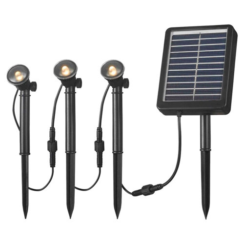 Kenroy Home Solar 3 Light String Spotlight